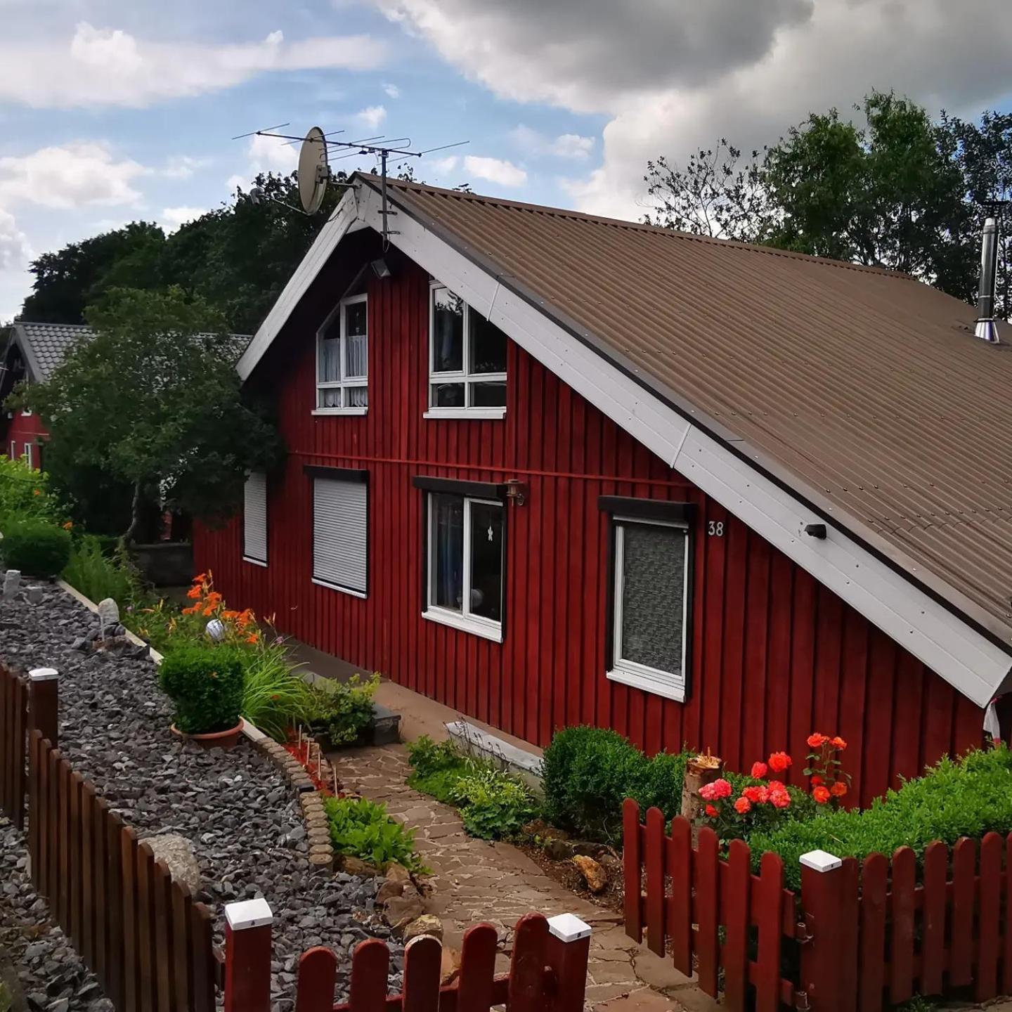 Haus Waldblick Villa Extertal Buitenkant foto